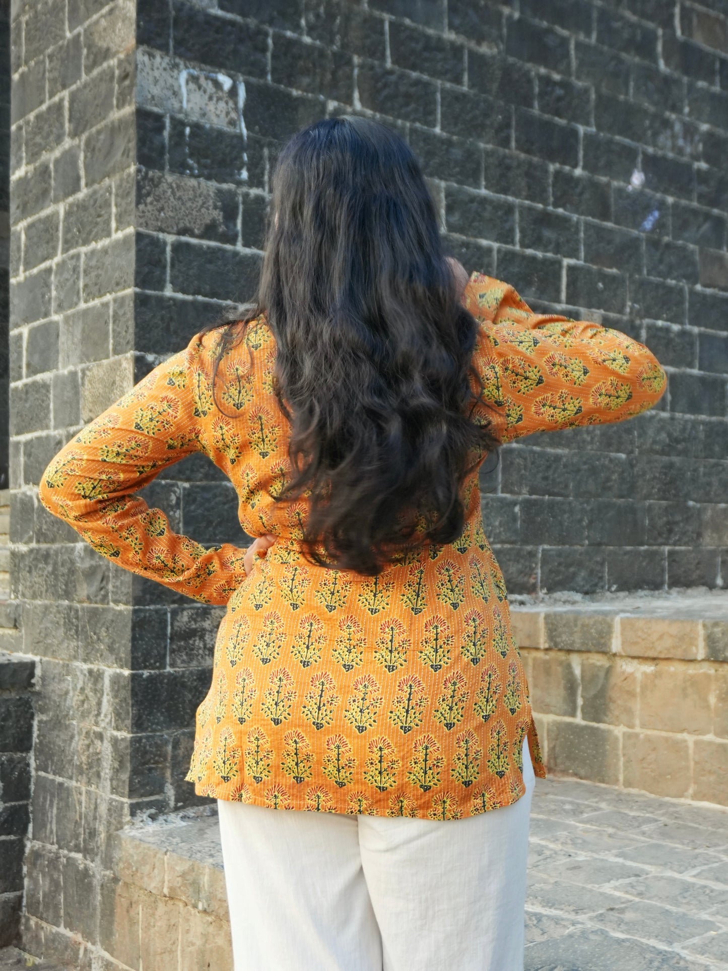 Phool V-Neck Top