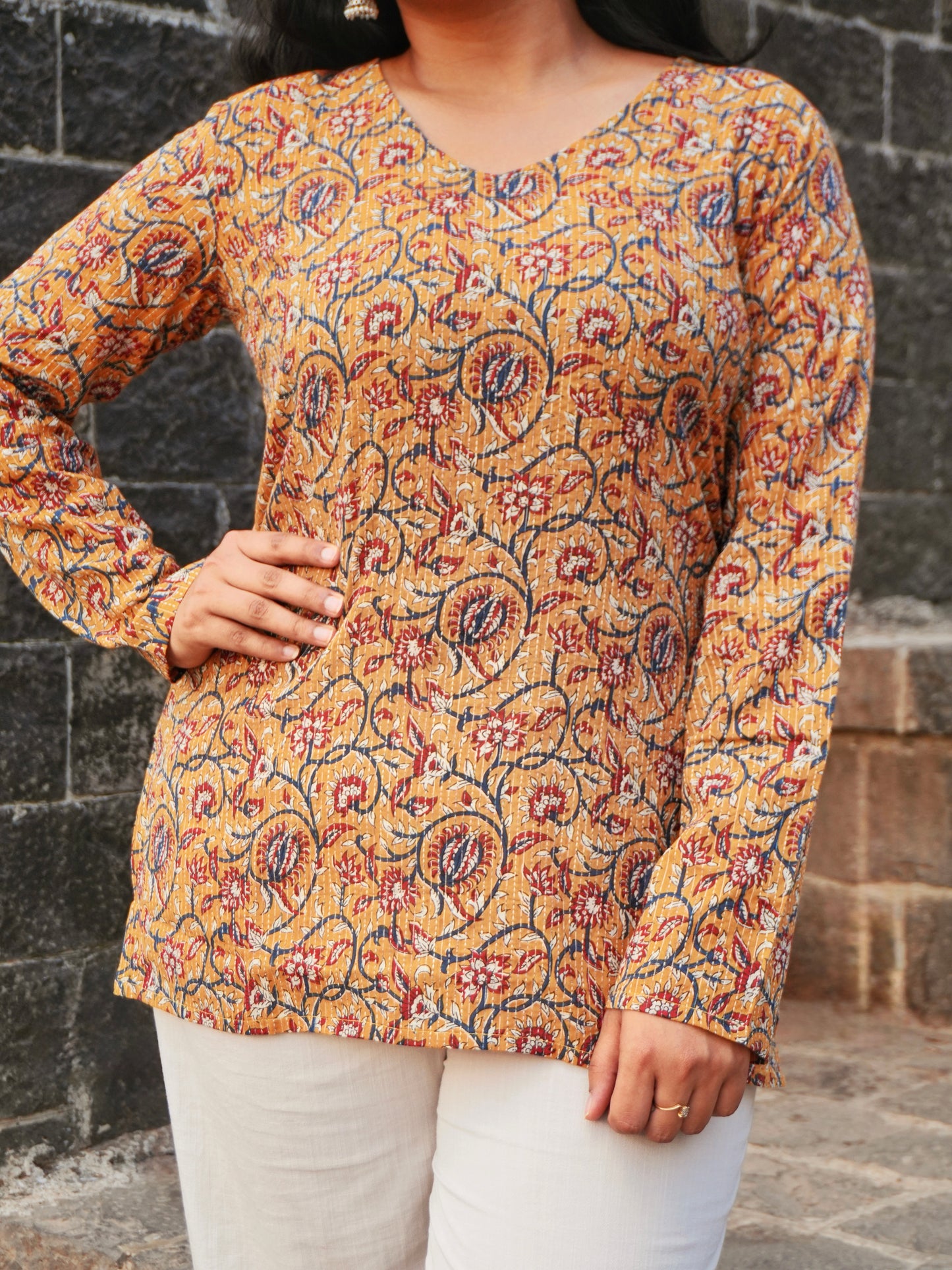 Pihu V-Neck Top