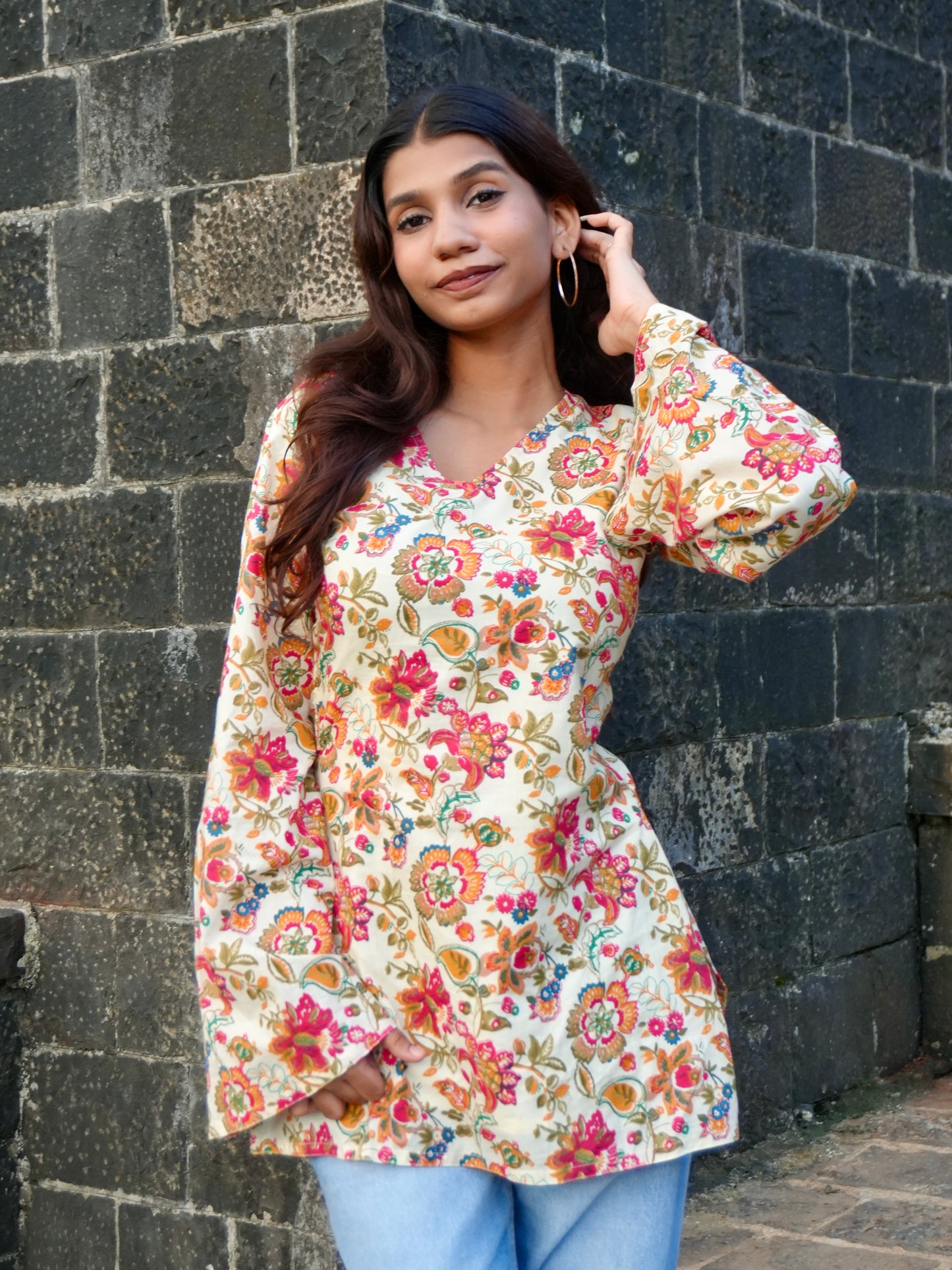 Titli Bell Sleeve Kurti