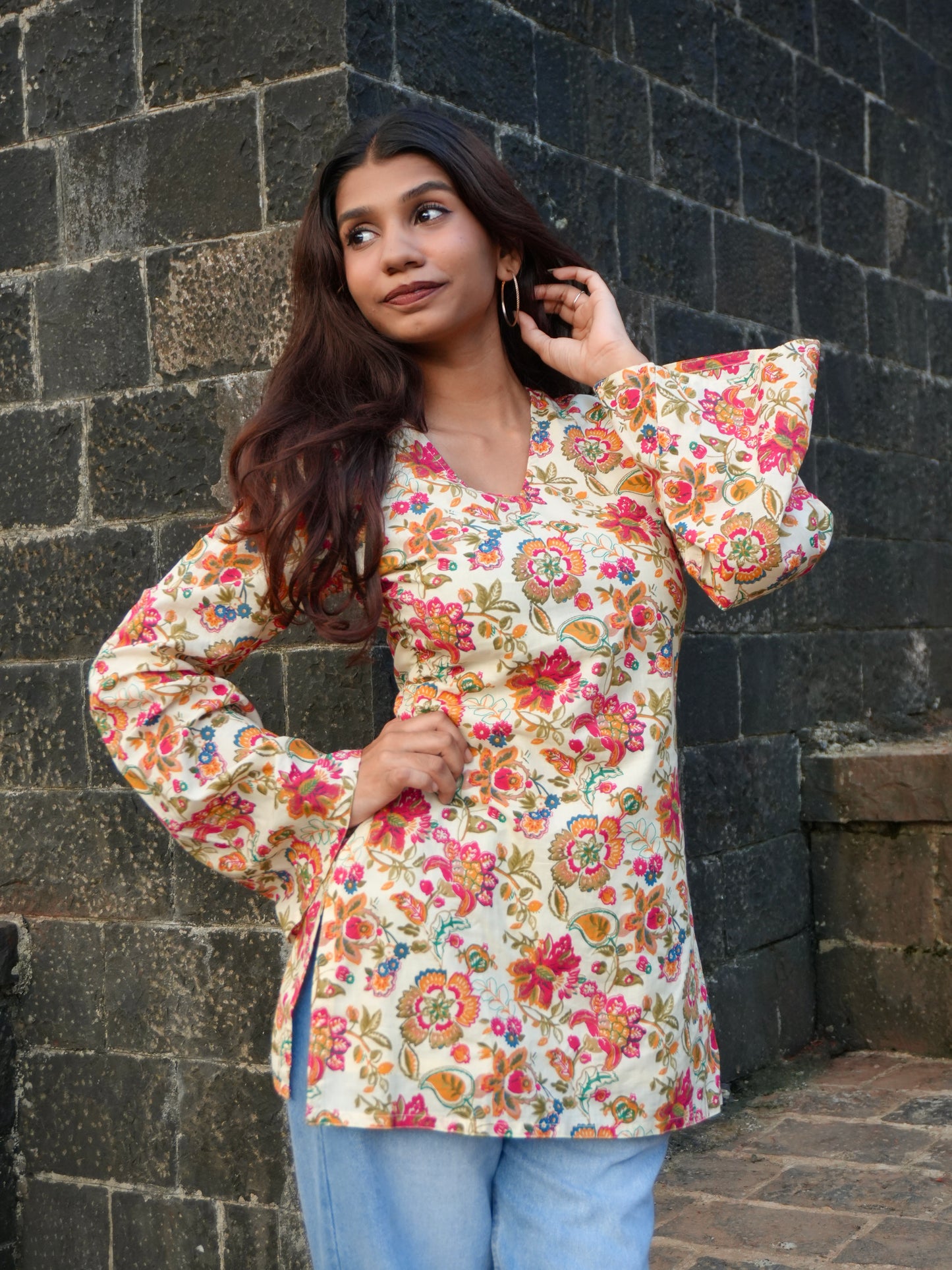 Titli Bell Sleeve Kurti