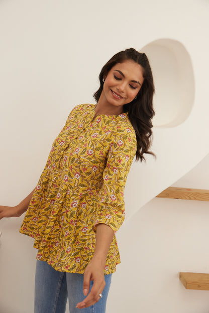 Mustard Yellow Top