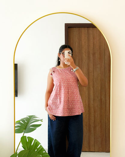 Saanjh Round Neck Top