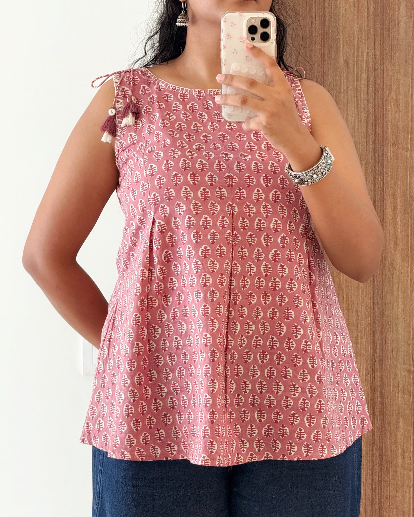 Saanjh Round Neck Top